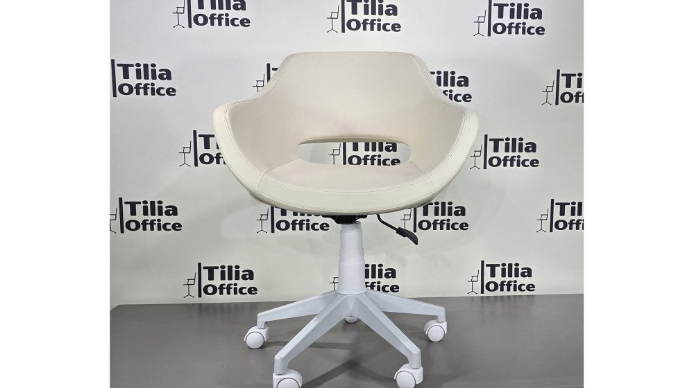 Monaco Çalışma Kesim Çocuk Koltuğu Beyaz Ayak Krem